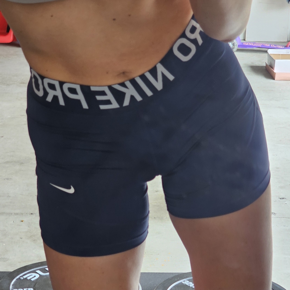 Nike Pro 5 Inch Athletic Shorts with Elastic Waistband